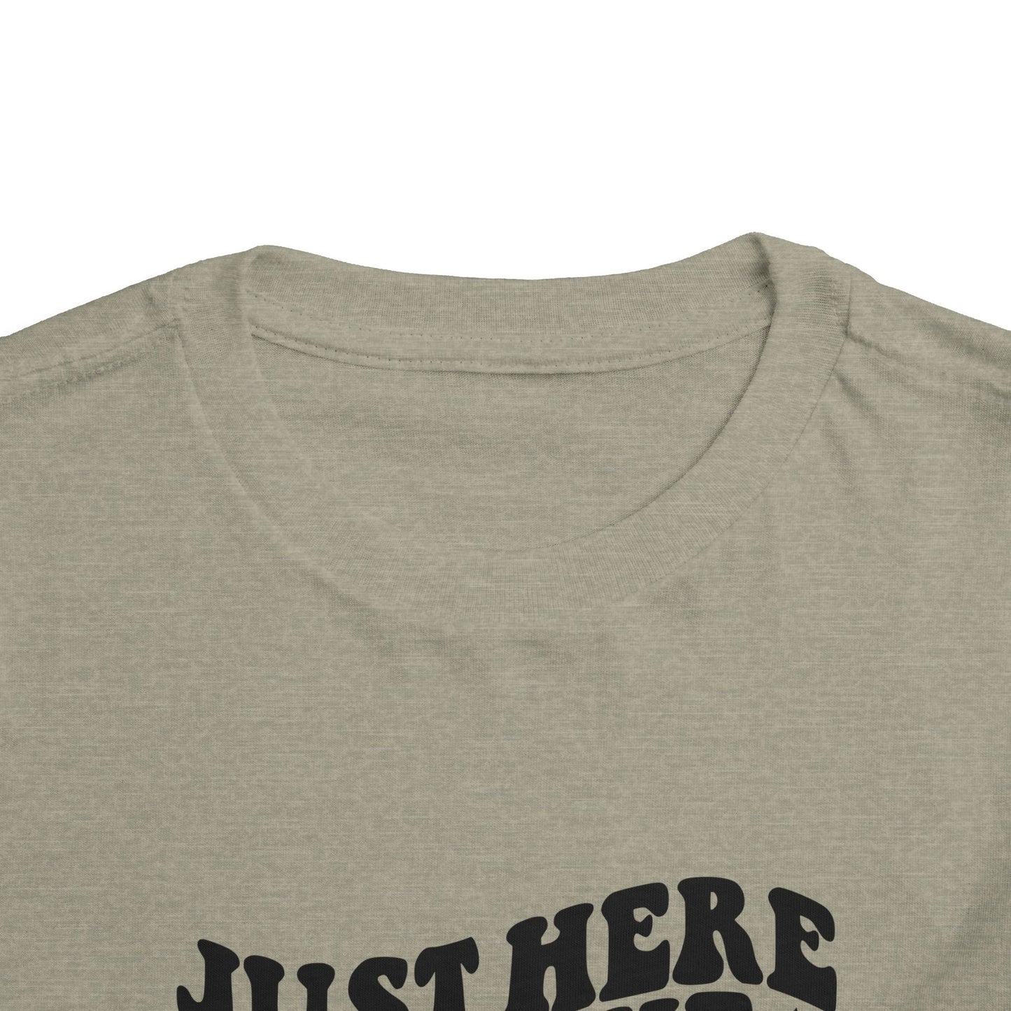 Just Here for the Snacks Toddler Tee