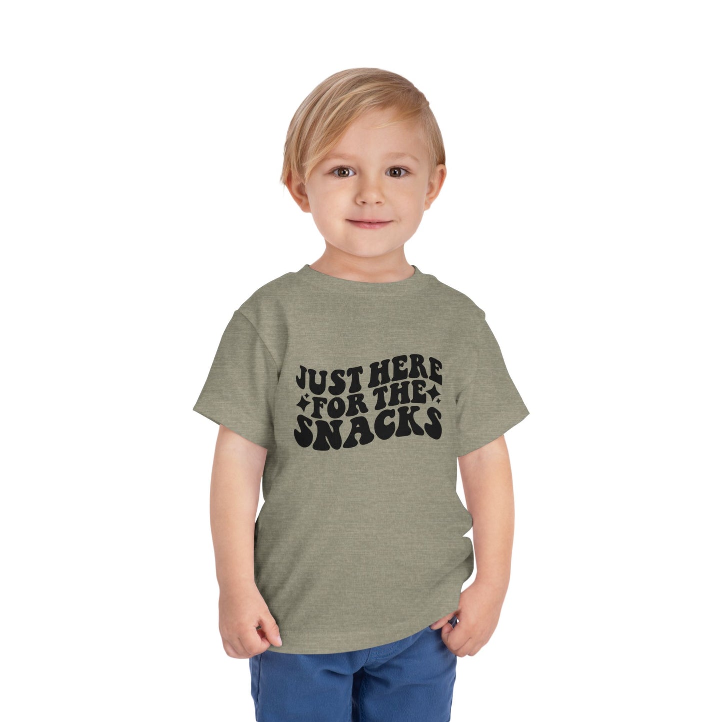 Just Here for the Snacks Toddler Tee