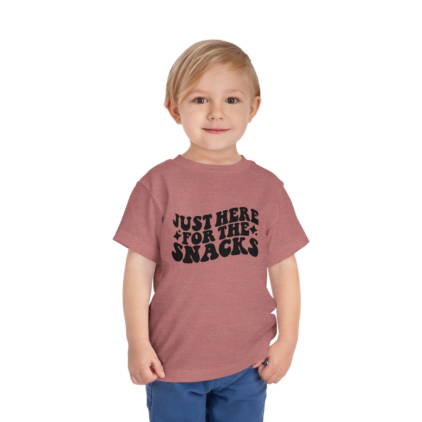 Just Here for the Snacks Toddler Tee