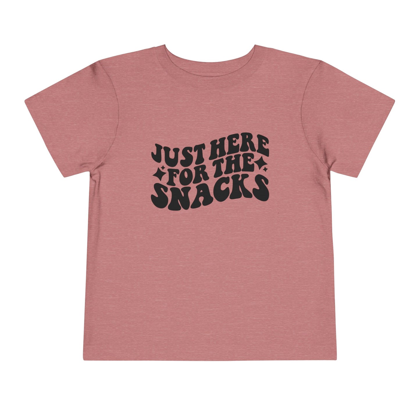 Just Here for the Snacks Toddler Tee