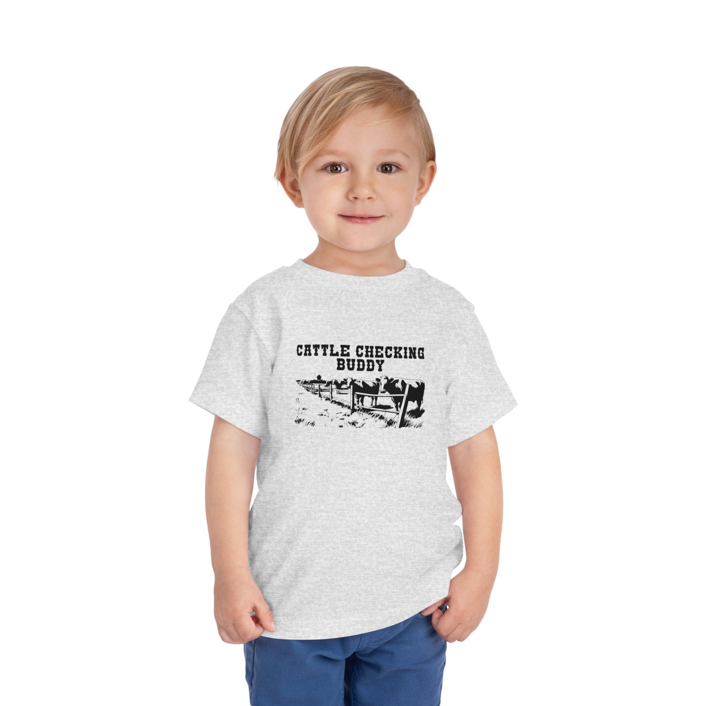 Cattle Checking Toddler Tee